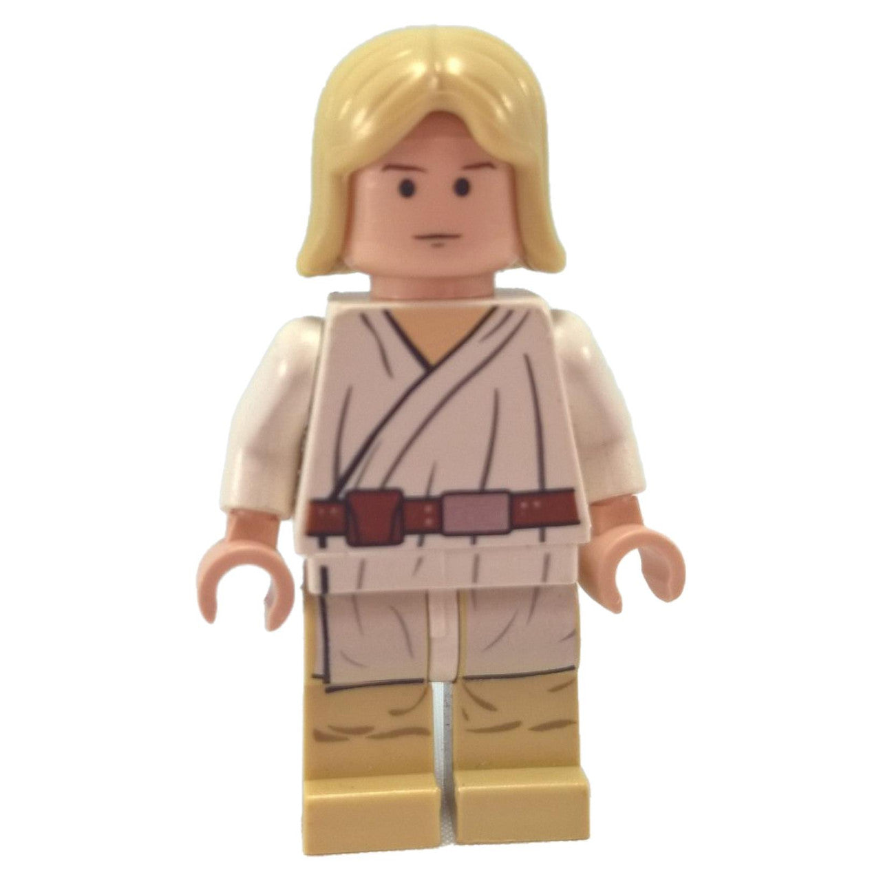 Luke Skywalker - Light Nougat, Long Hair, White Tunic, Tan Legs