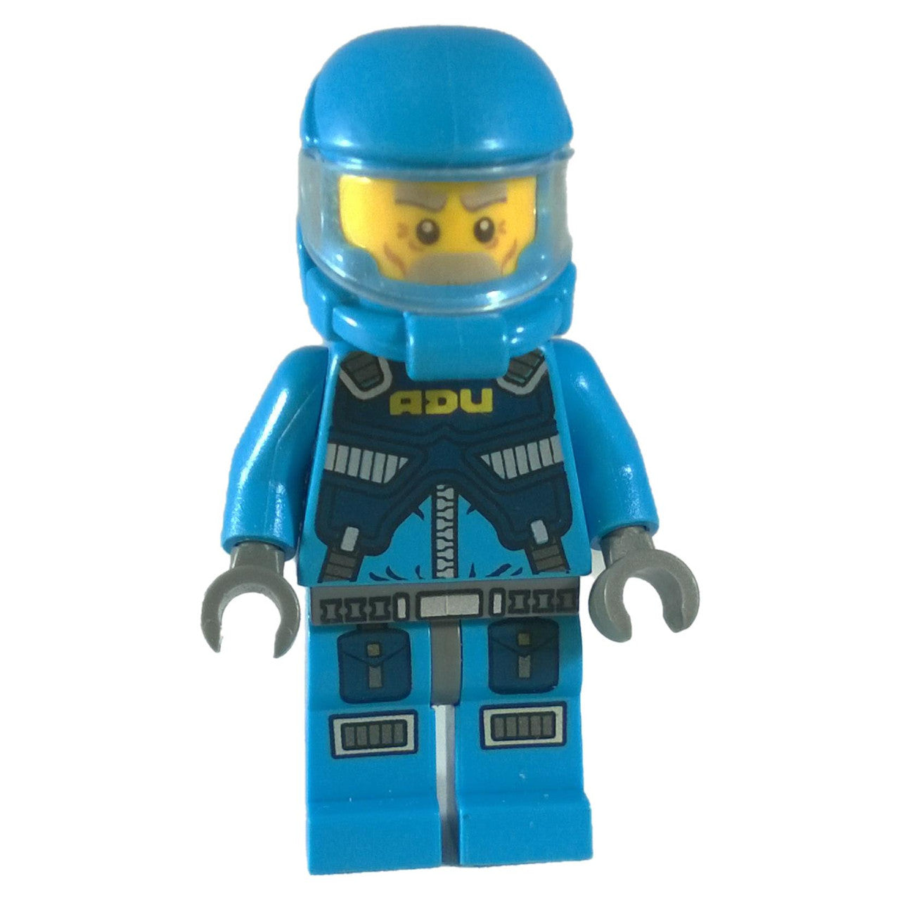 LEGO Minifigure Alien Defense Unit Soldier 3 - Front View.