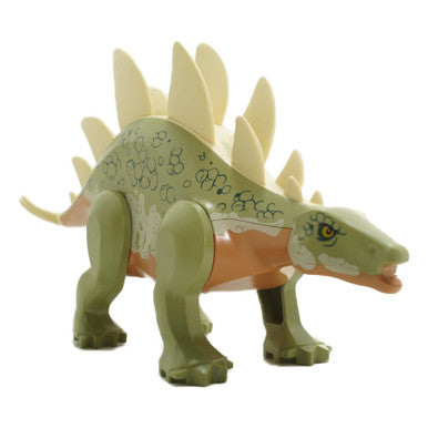 Dinosaurier Stegosaurus mit braunen Platten und Thagomizer - MPN stego03 