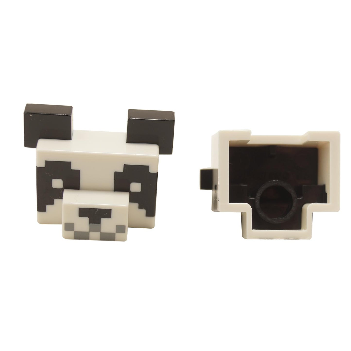 Minecraft Panda Kopf – Pixeliertes Design 