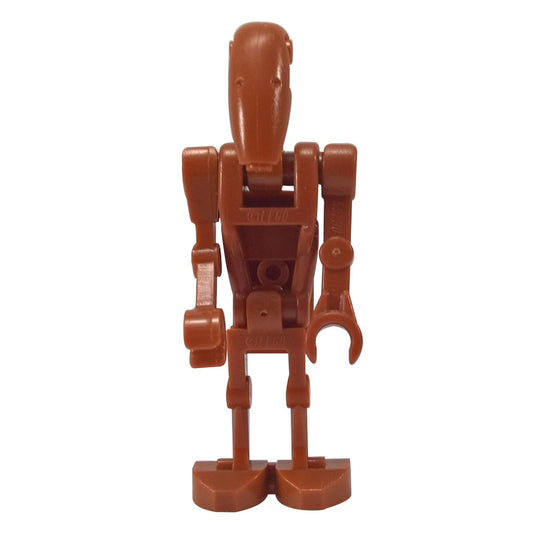 LEGO Minifigure Battle Droid Dark Orange with Back Plate - sw467b