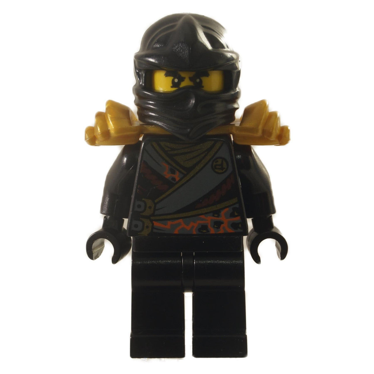 LEGO Minifigure Cole in Rebooted armor, iconic Ninjago design - njo139