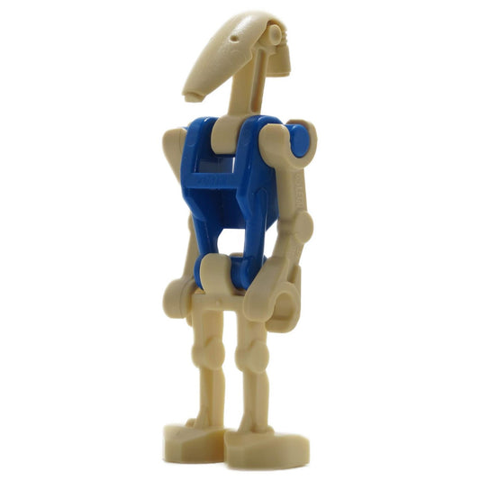 LEGO Minifigure Battle Droid Pilot - Blue Torso, Angled Arm and Straight Arm - sw0095a