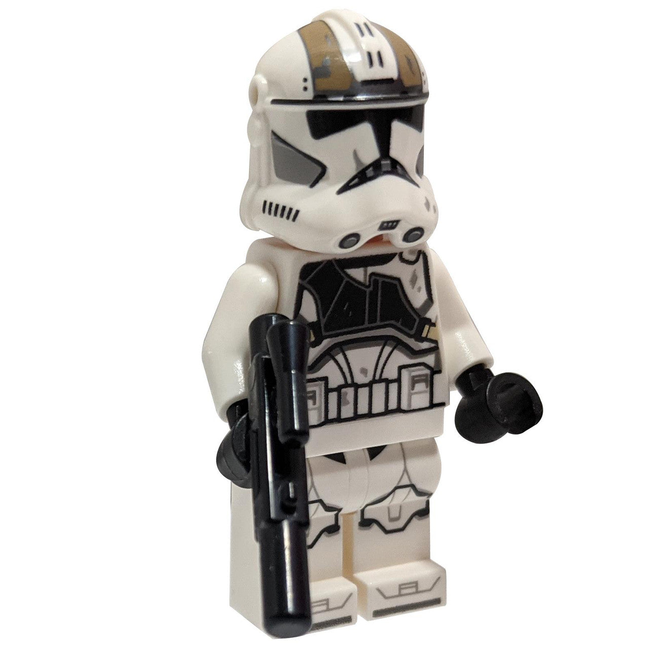 LEGO Minifigure Clone Trooper Gunner, 212th Attack Battalion (Phase 2) (75337) with weapon - sw1236wpnew (dynamic shot)