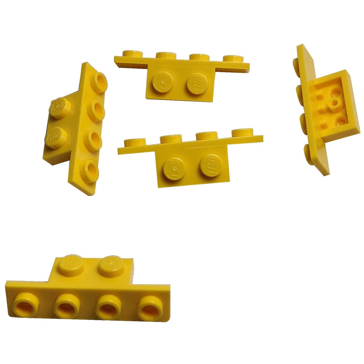 Halterung 1 x 2 - 1 x 4 mit zwei abgerundeten Ecken unten 