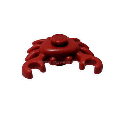 LEGO Part Animal - Crab - Red - Side View.