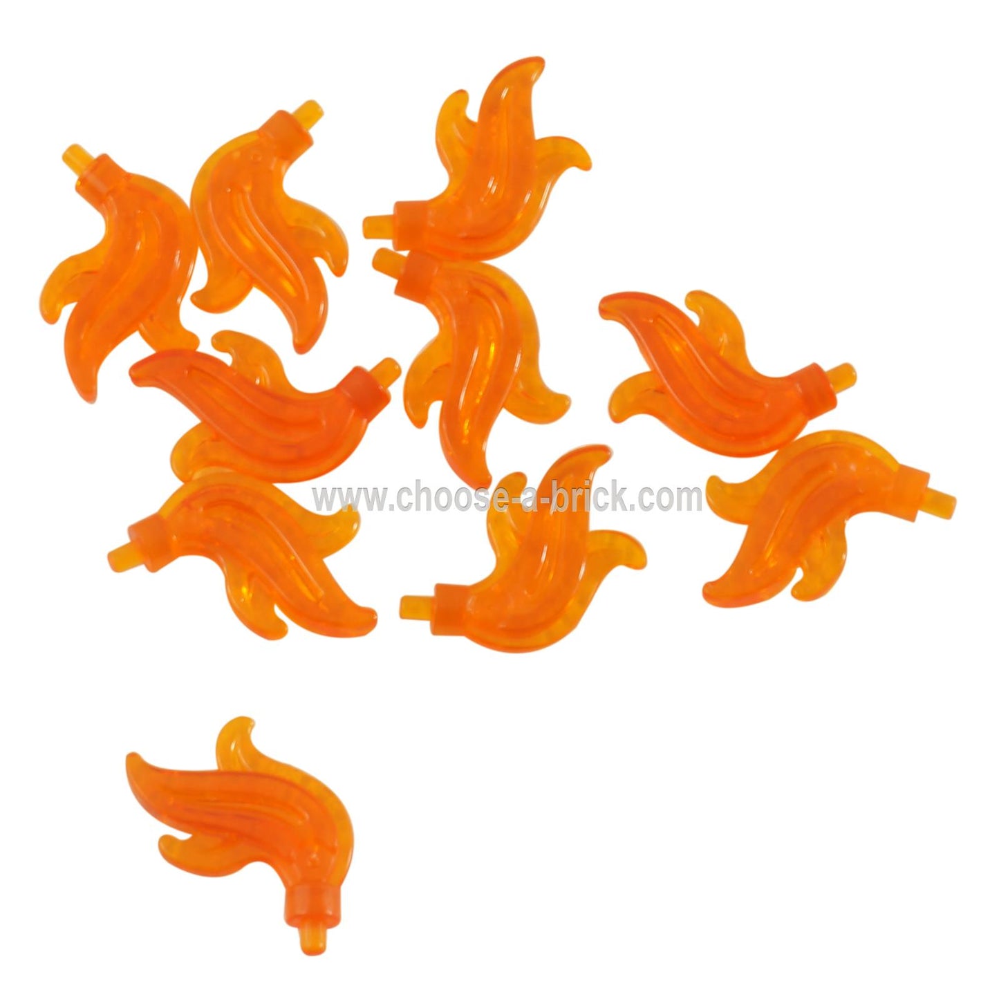 Minifigur, Plume Feather Triple Kompakt / Flamme / Wasser 