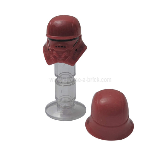 Minifigure, Headgear Helmet SW Sith Jet Trooper Pattern red