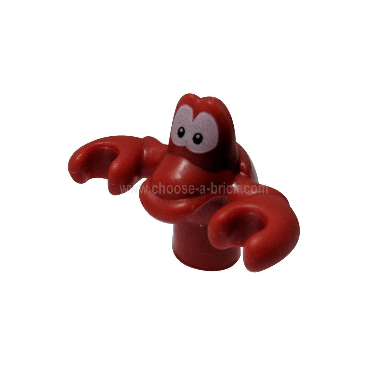 Red Crab, The Little Mermaid with Black and White Eyes Pattern Sebastian