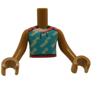 Torso Mini-Puppe Junge mit Blitzmuster