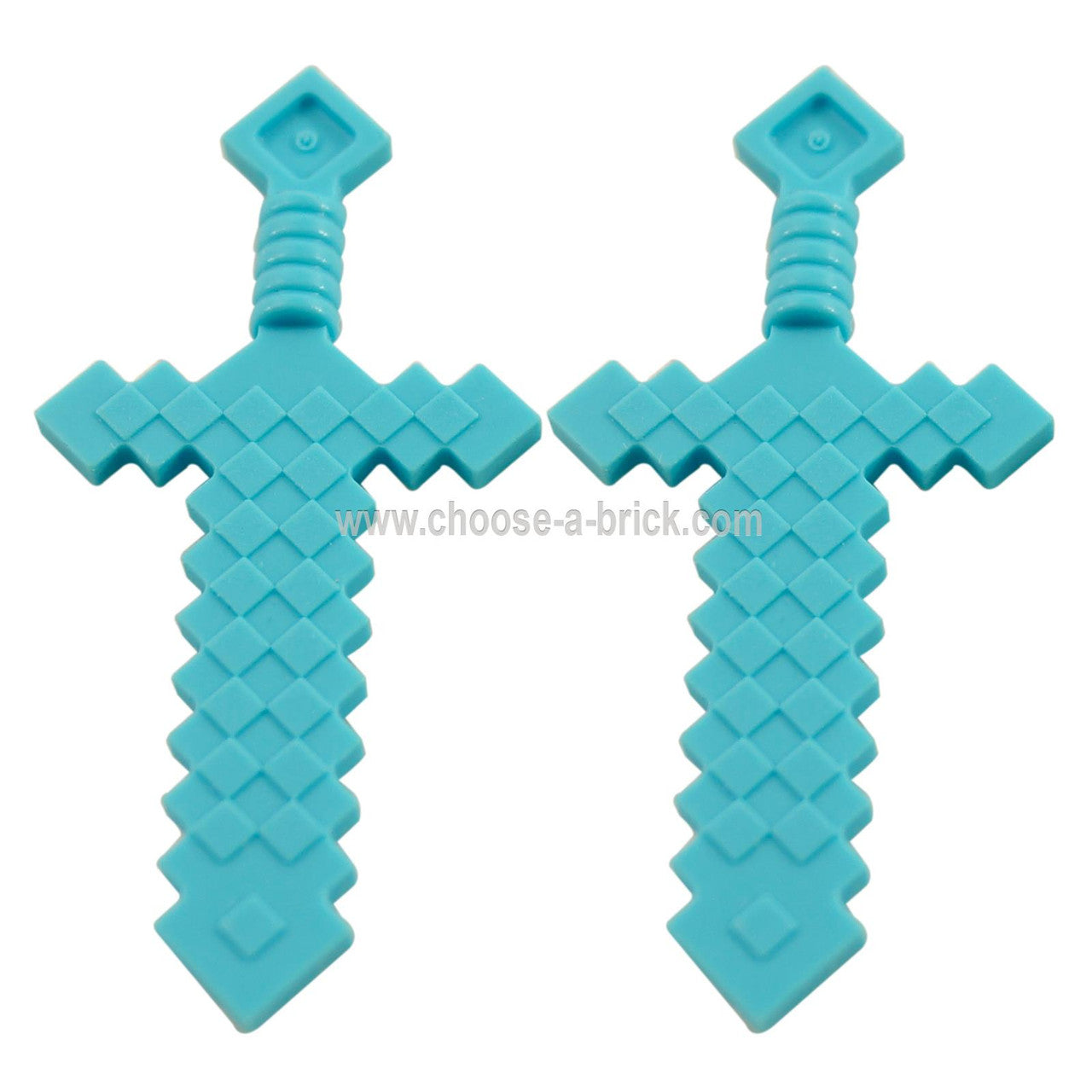 Minifigur, Waffe Schwert, Blockig (Minecraft-Schwert) 