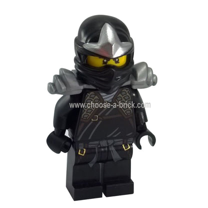 LEGO Minifigure Cole in ZX outfit with additional armor, battle-ready design - njo039