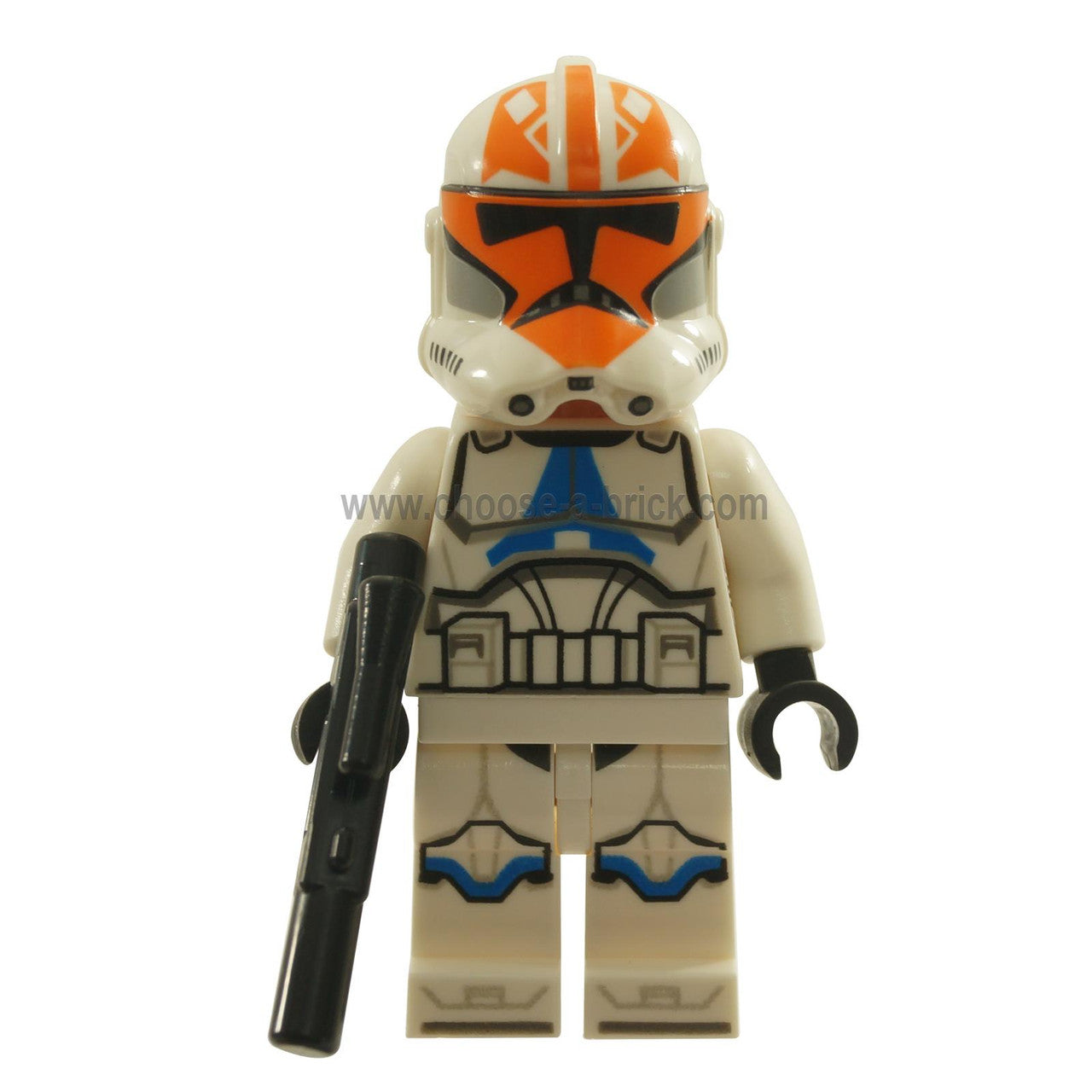 LEGO Minifigure 332nd Company Clone Trooper with Weapon - First View.