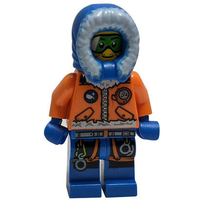 LEGO Minifigure Arctic Explorer with Green Goggles - cty0493