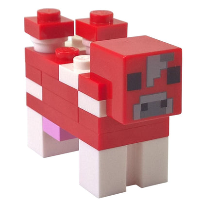 Minecraft Mooshroom Brick Built LEGO Minecraft Animal