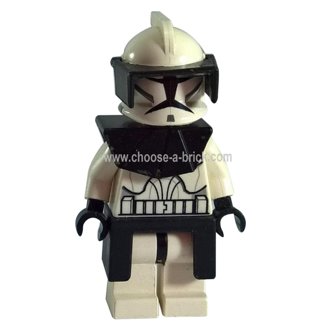 LEGO Minifigure Clone Commander in standard clone armor with vibrant prints - sw223