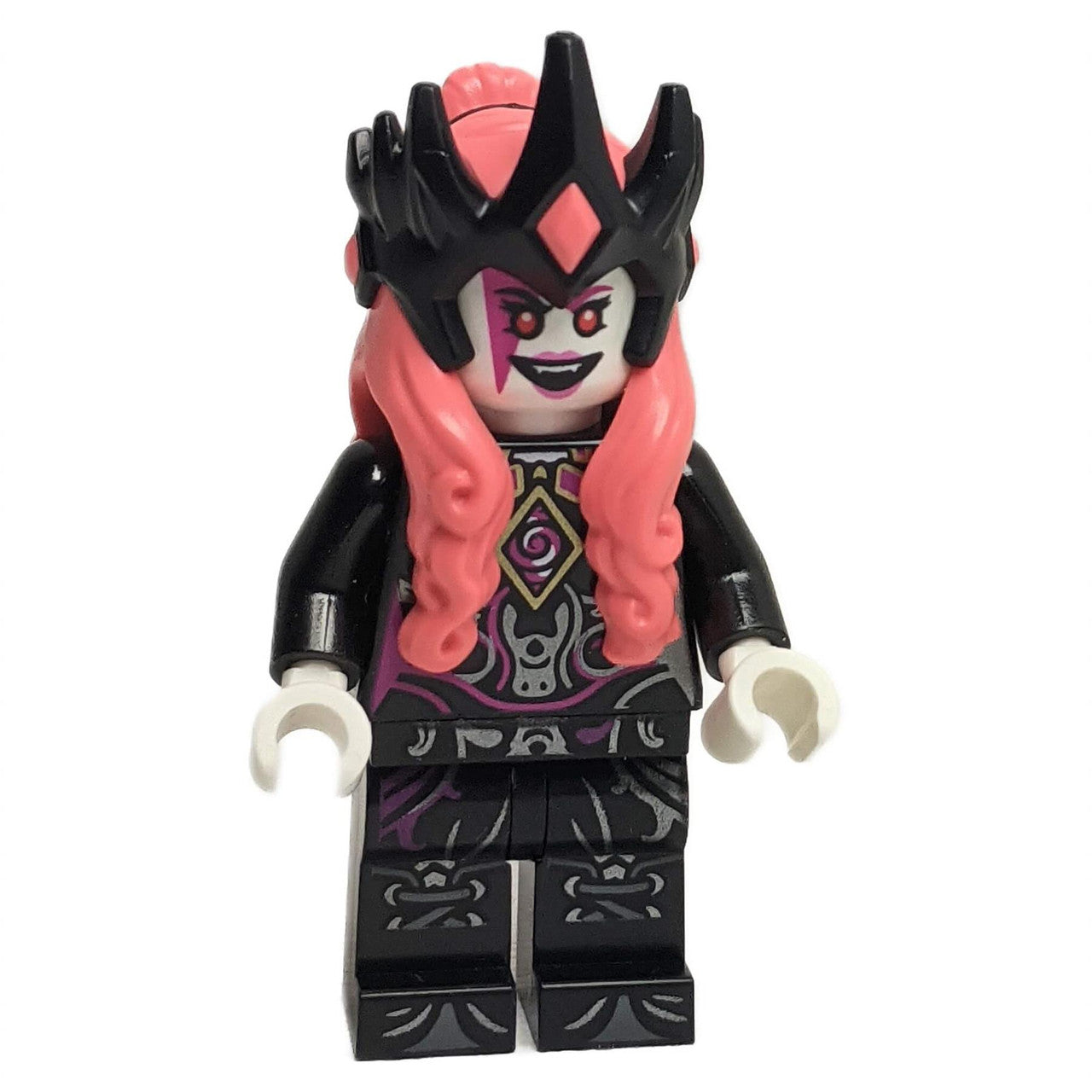 LEGO® DREAMZzz™ Minifigure Never Witch with Dark Hood, Flowing Cape, and Mysterious Expression