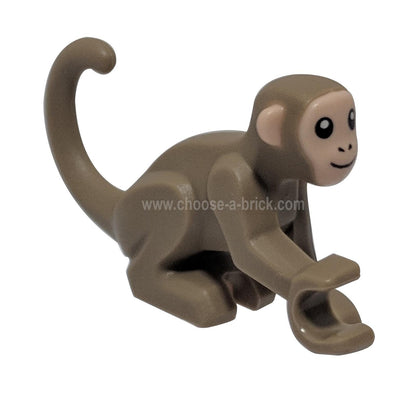 Monkey with Light Nougat Face and Ears Pattern