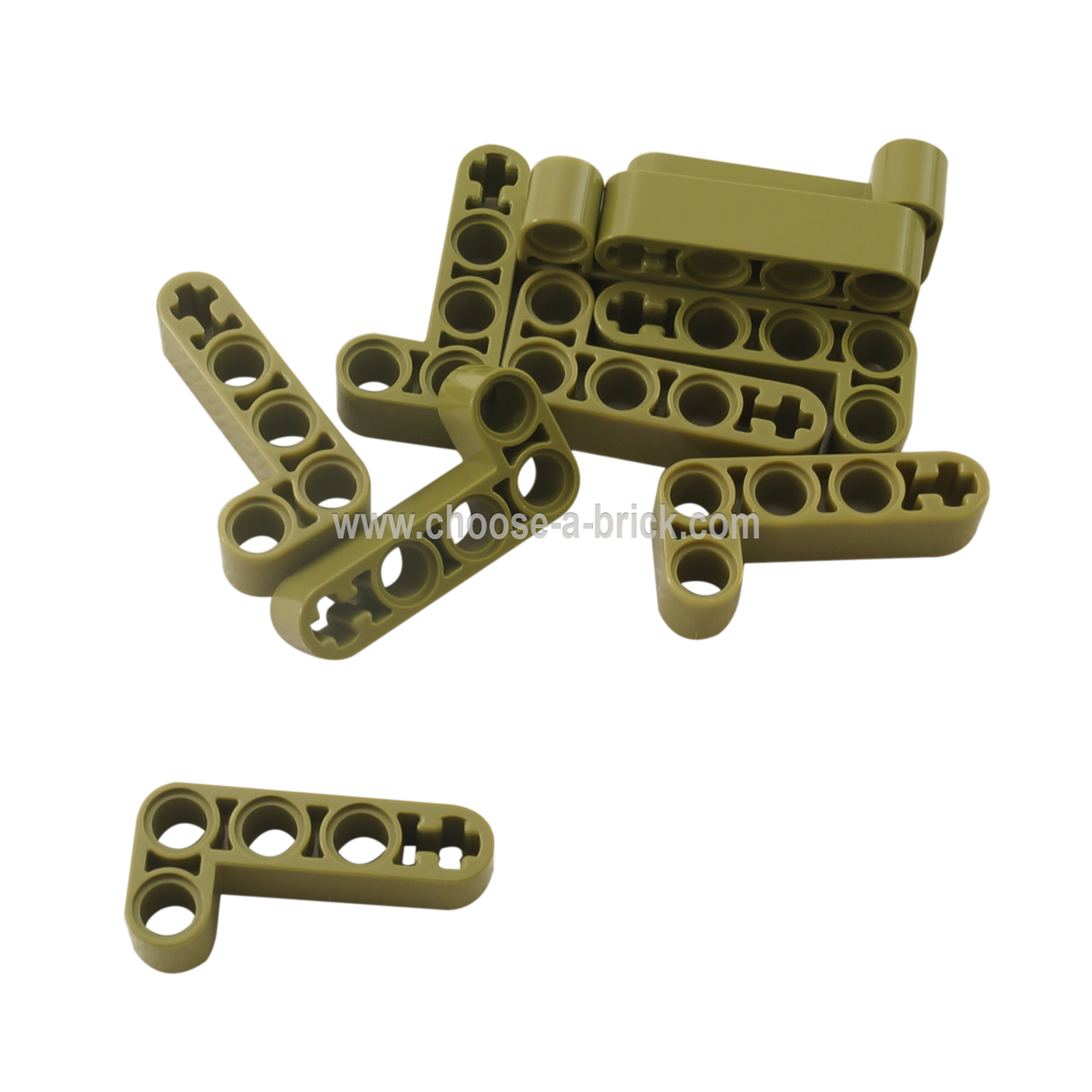 Technic, Liftarm, Modifiziert Gebogen Dick L-Form 2 x 4 