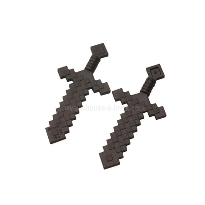 Minifigur, Waffe Schwert, Blockig (Minecraft-Schwert) 