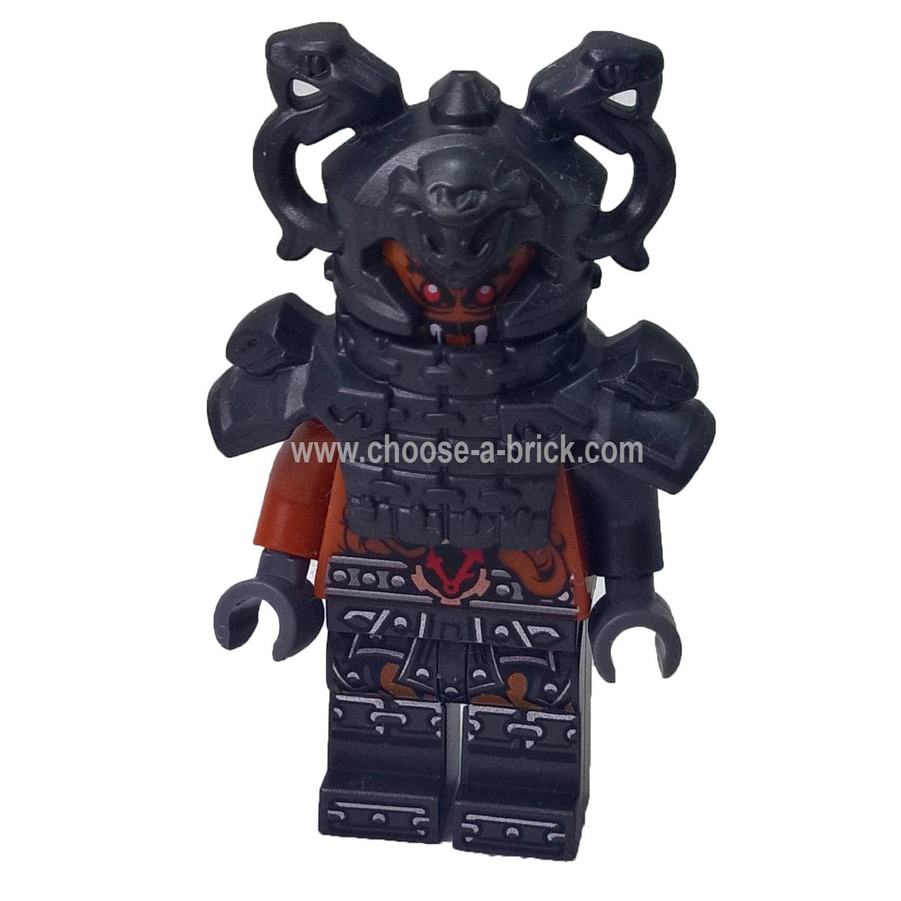 LEGO Minifigure Commander Raggmunk from Ninjago, vibrant and battle-ready design - njo294