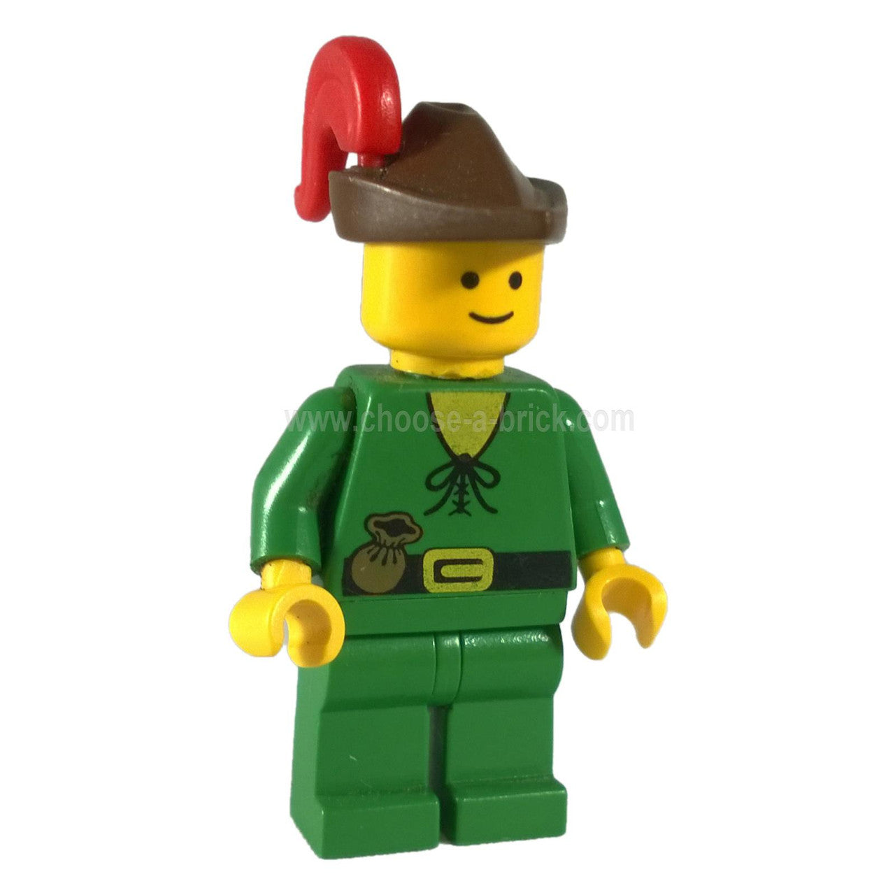 Forestman - Pouch, Brown Hat, Red Feather