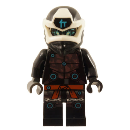 LEGO Minifigure Cole - Digi Cole - njo579new (front view showing digital armor)