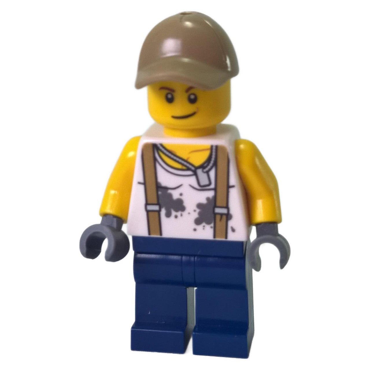 LEGO Minifigure City Jungle Engineer - cty0802new - detailed profile