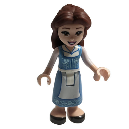 LEGO Minifigure Belle - Medium Blue Dress, Open Mouth Smile - dp132new