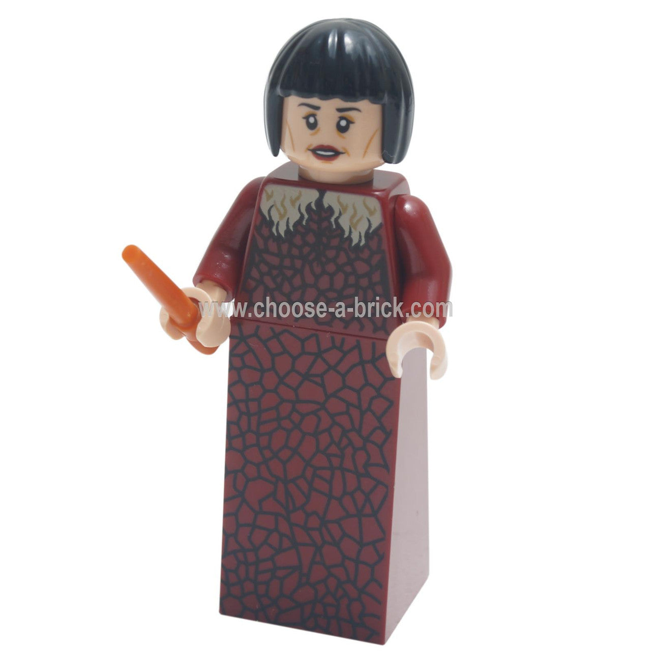 LEGO Minifigure Harry Potter - Madame Maxime, Dark Red Dress Add Image 