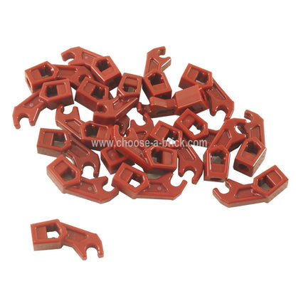 LEGO Part Arm Mechanical, Exo-Force / Bionicle, Thick Support - Dark Red