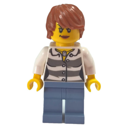 LEGO Minifigure Bandit in stripes cty514 - cty0514new