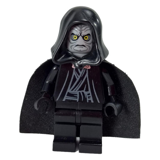 Emperor Palpatine - Light Bluish Gray Head, Black Hands