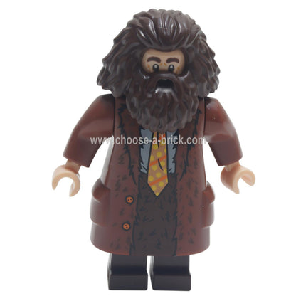 LEGO Minifigure - Rubeus Hagrid, Reddish Brown Topcoat with Buttons