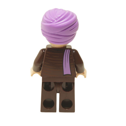 Professor Quirinus Quirrell - Dunkelbraun Robe, Mittel Lavendel Turban 