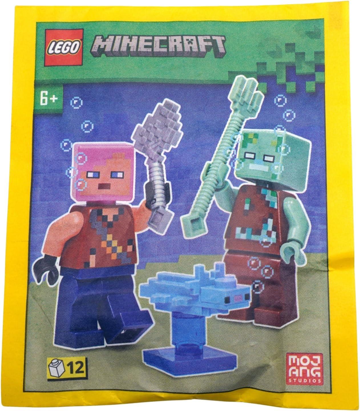 LEGO 662303 Abenteurer mit Ertrunkenem Zombie und Axolotl - Papiertüte 