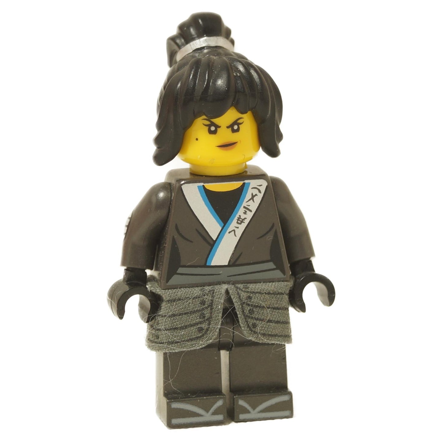 Nya - Der LEGO Ninjago Film, Stoffrüstungsrock, Haare, schiefes Lächeln - finsterer Blick 