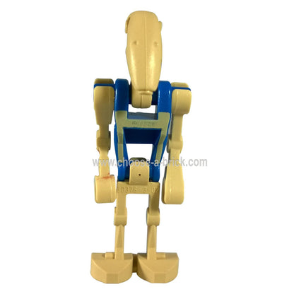 LEGO Minifigure Battle Droid Pilot with Blue Torso - sw0095a