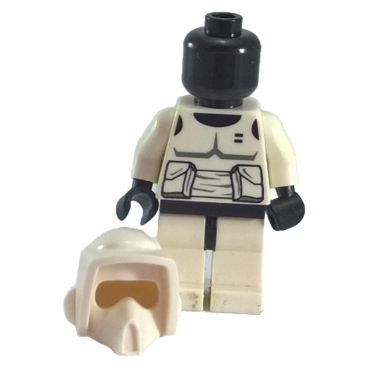 Scout Trooper (Black Head, Dark Bluish Gray Torso Pattern)