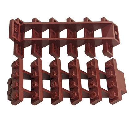 LEGO Stairs part 30134 in reddish brown color