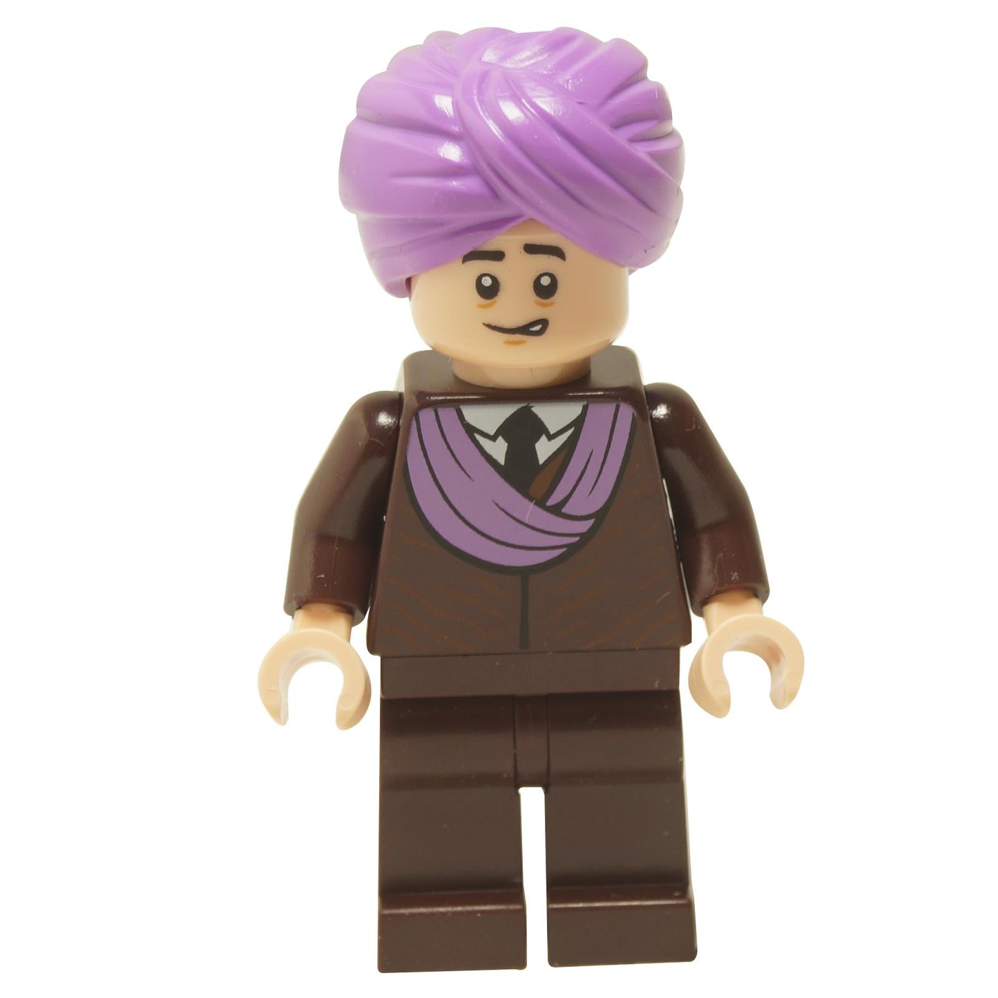 Professor Quirinus Quirrell - Dunkelbraun Robe, Mittel Lavendel Turban 