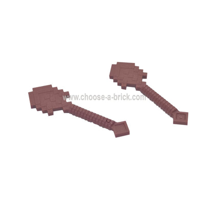 Minifig, Utensil Schaufel Blocky (Minecraft Schaufel) 