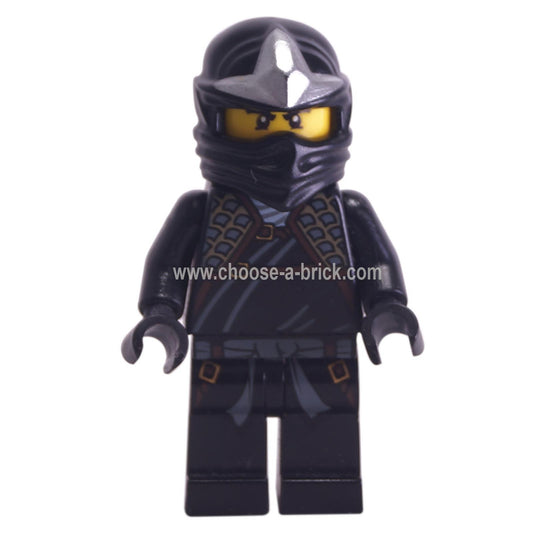 LEGO Minifigure Cole in ZX outfit, traditional ninja suit with armor elements - njo054