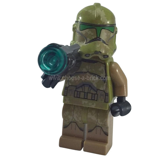 LEGO Minifigure 41st Kashyyyk Clone Trooper with Weapon - First View.