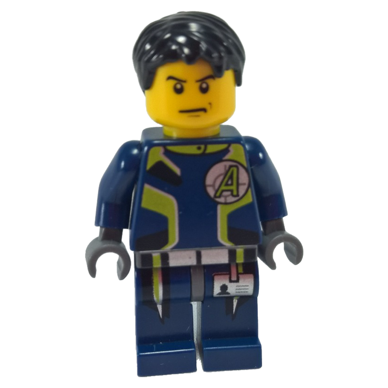 LEGO Minifigure Agent Chase - Single Sided Head - First View.