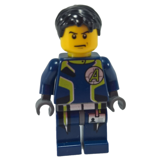 LEGO Minifigure Agent Chase - Single Sided Head - First View.