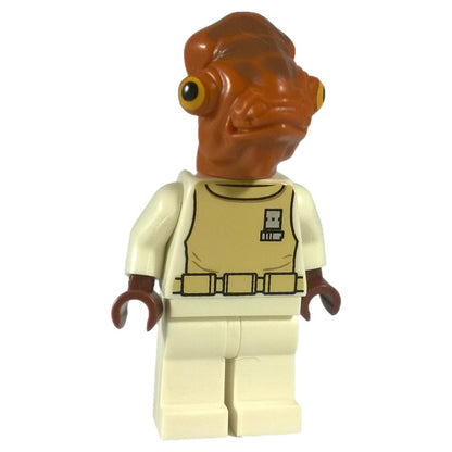 LEGO Minifigure Admiral Ackbar - Front View.