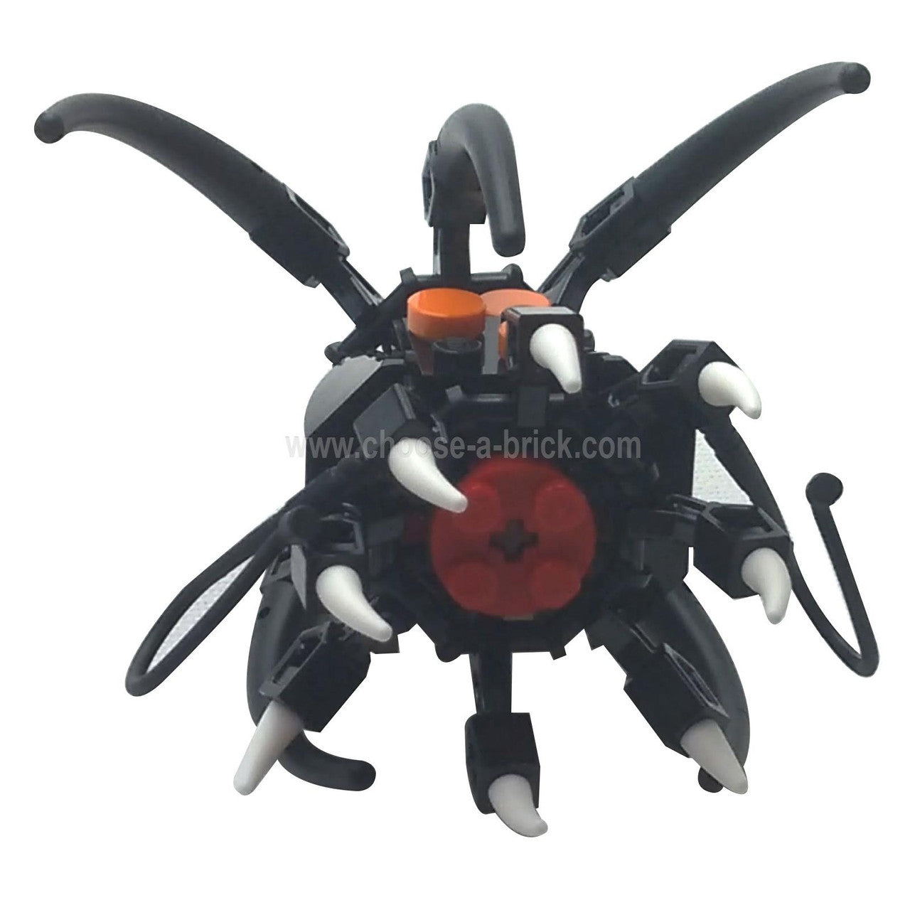 LEGO Star Wars deadly Rathtar in black color. The Minifigure is brick-built.