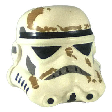 Kopfbedeckung Helm SW Stormtrooper 2 Kinnlöcher und Schmutzfleckenmuster