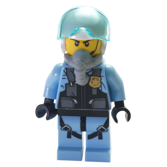 Sky Police - Jet Pilot with Oxygen Mask and Headset